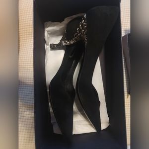RARE Vintage Prada Velvet Heels